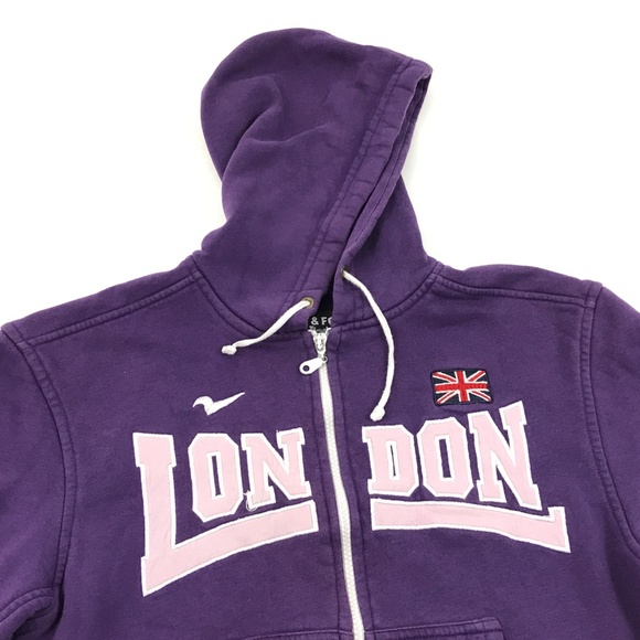 Scott & Fox Womens Zip Up Hoodie Size Large Purple - Picture 4 of 4